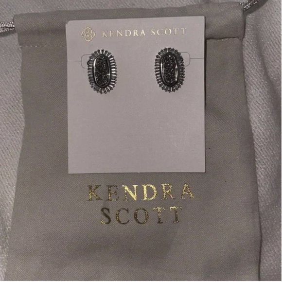 Kendra Scott Baguette Ellie Stud Earrings - Picture 3 of 4